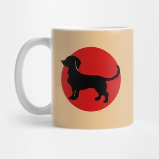 Dachshund Dog Silhouette Mug